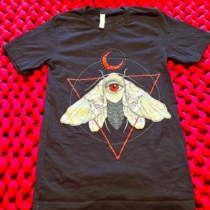 Wicked Clothes Occult Moth Tee